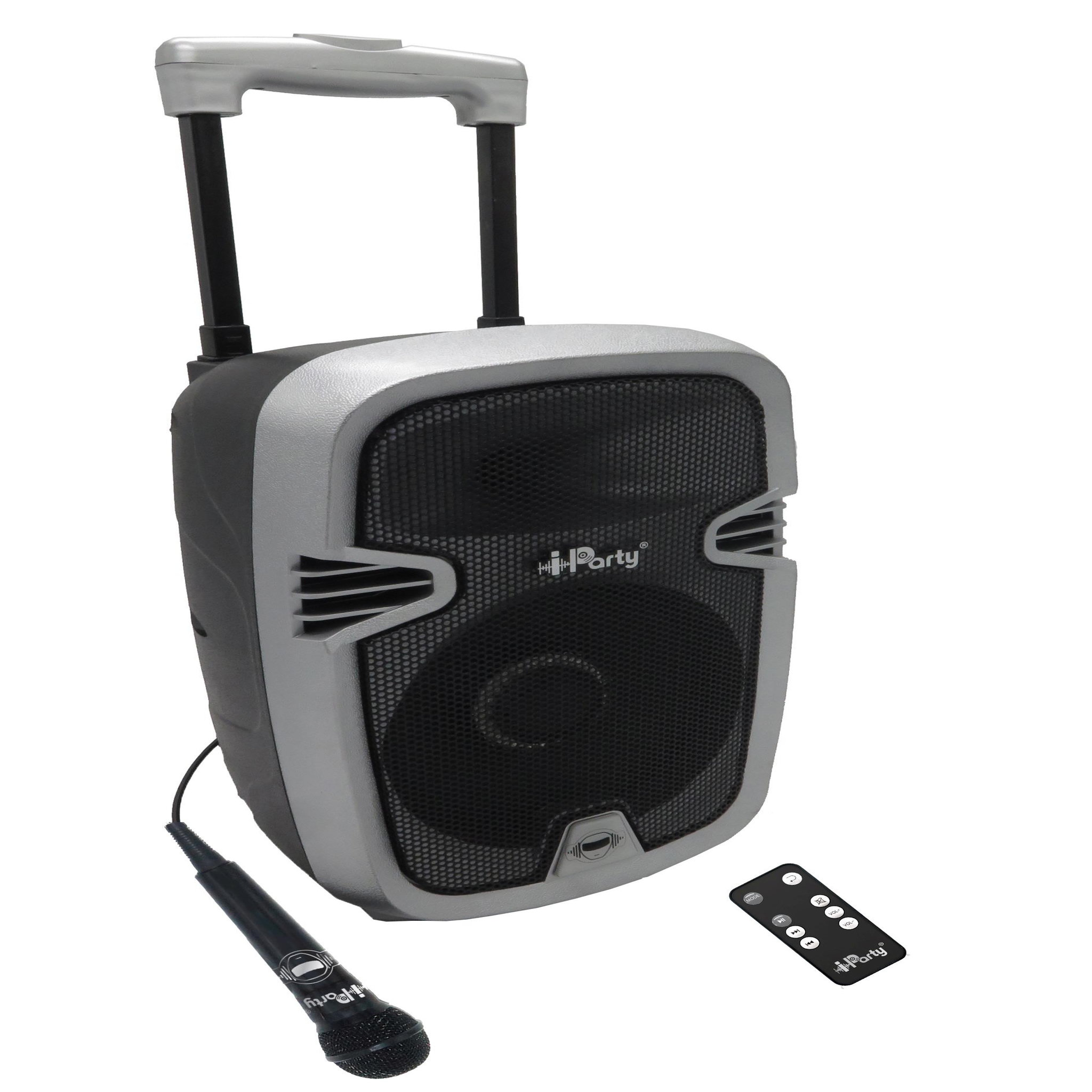 Voir la diapositive 4 : Lexibook Bluetooth Karaoke avec roulettes, lumières et micro