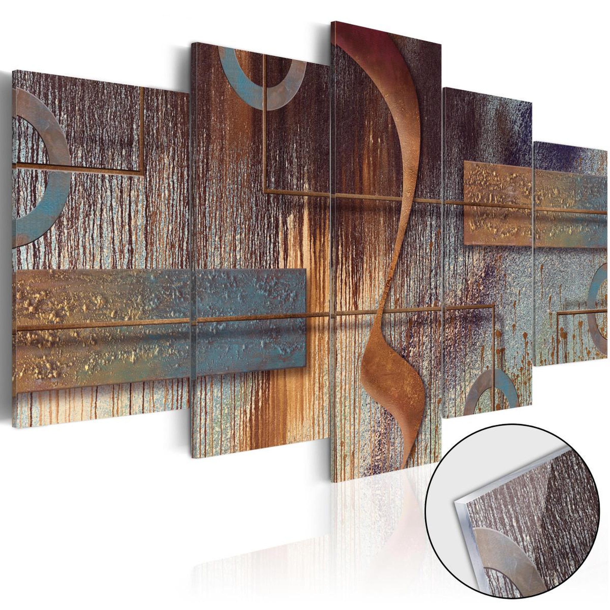 Voir la diapositive 1 : Paris Prix Tableau sur verre acrylique  oriental composition