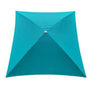Voir la diapositive 3 : HESPERIDE Parasol de Plage Carré  Helenie  172cm Turquoise