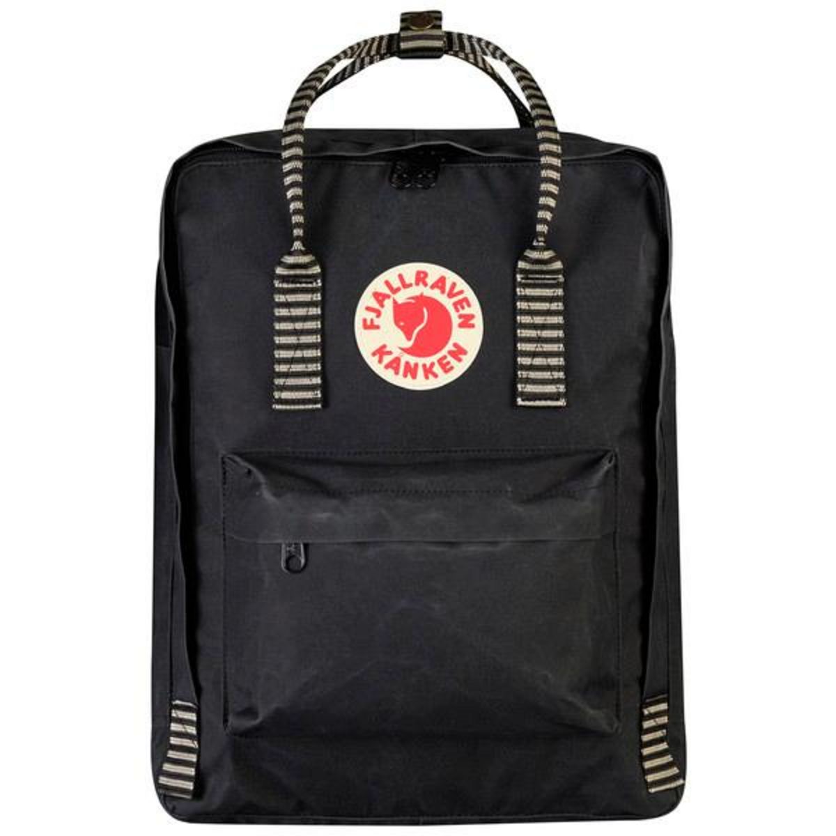 Fjallraven Sac à dos noir Black-Striped KANKEN