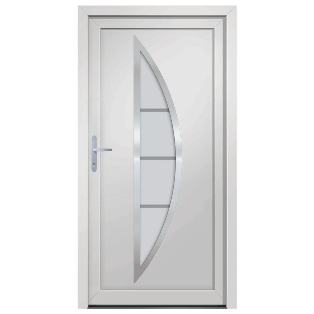 VIDAXL Porte d'entree Blanc 98x200 cm PVC