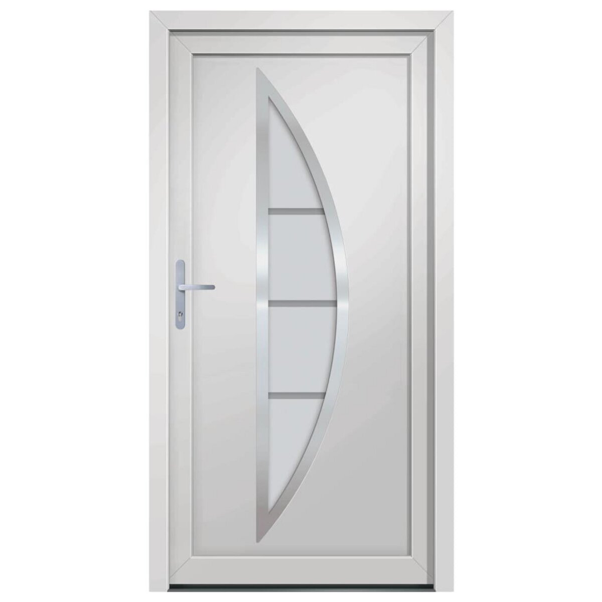 VIDAXL Porte d'entree Blanc 98x200 cm PVC