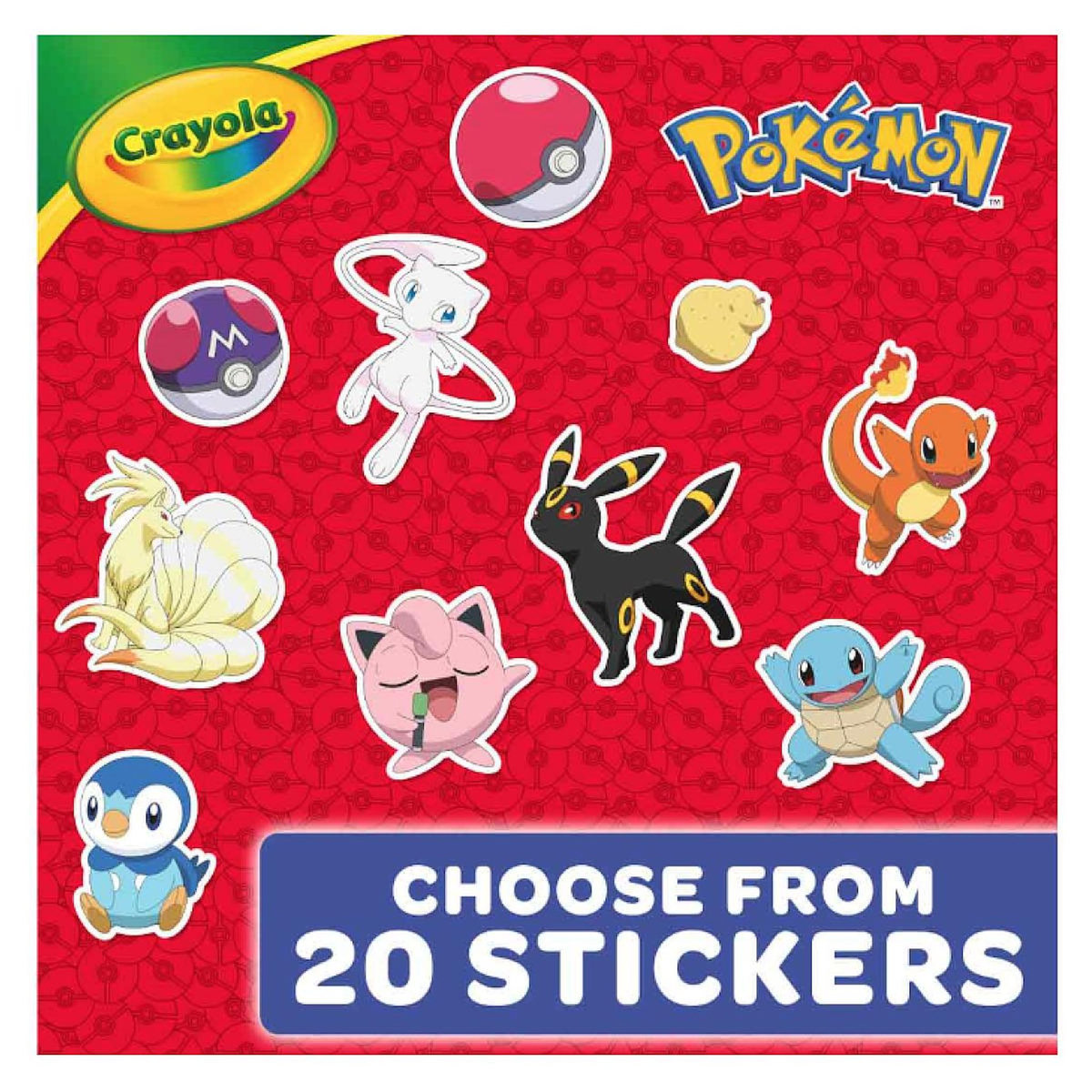 Crayola Cahier de coloriage et stickers Pokemon