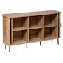 Voir la diapositive 2 : ATMOSPHERA Buffet 2 Portes & 6 Niches  Colva  140cm Beige