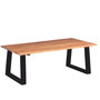 Voir la diapositive 1 : VIDAXL Table basse Bois d'acacia massif 110x60x40 cm