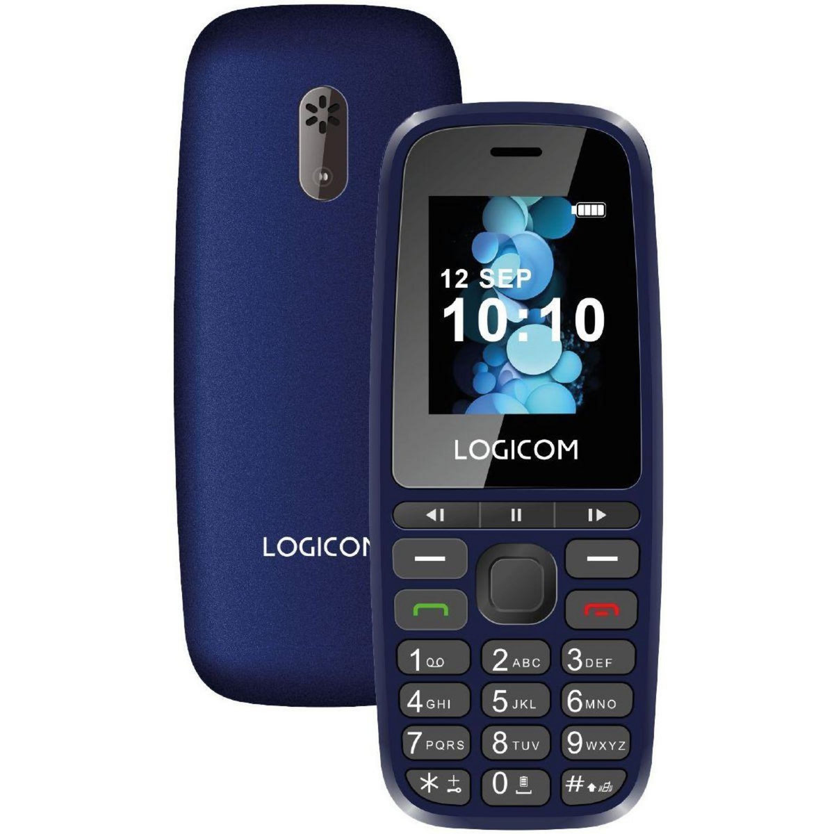 Logicom Téléphone portable Posh 402 Bleu 4G