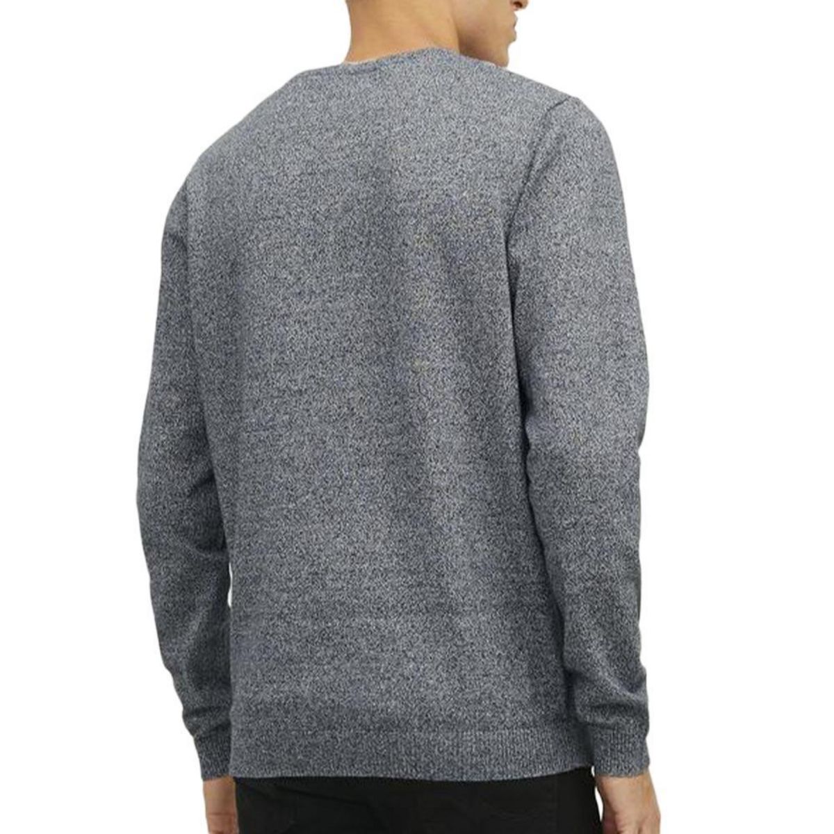 Jack & Jones Pull Gris Homme Jack & Jones Basic Knit