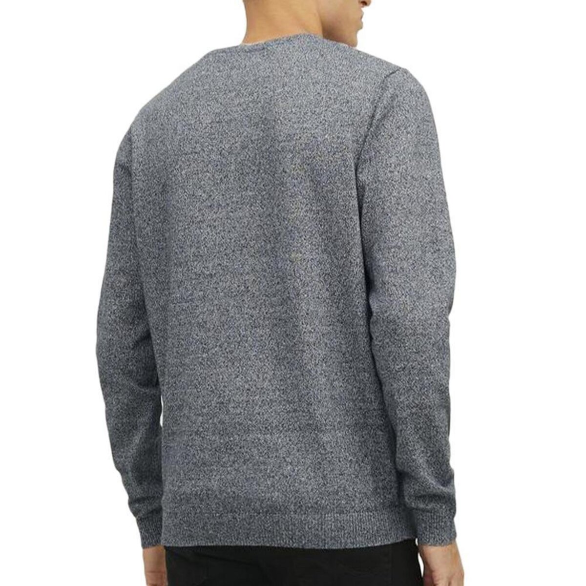 Jack & Jones Pull Gris Homme Jack & Jones Basic Knit