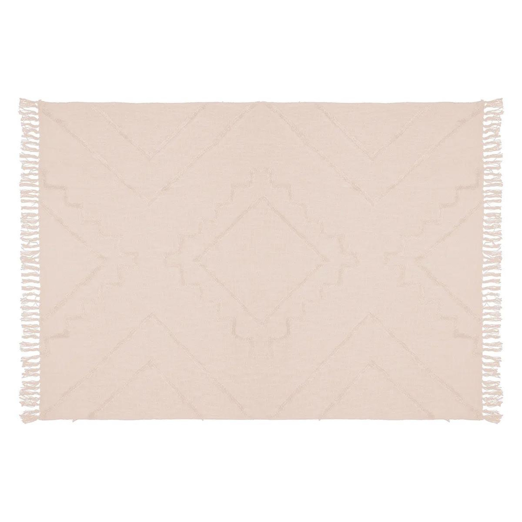 ATMOSPHERA Tapis déco tufté  inca  120x170cm ivoire