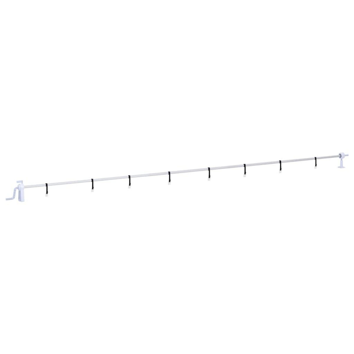 VIDAXL Rouleau de couverture de piscine avec base en plastique