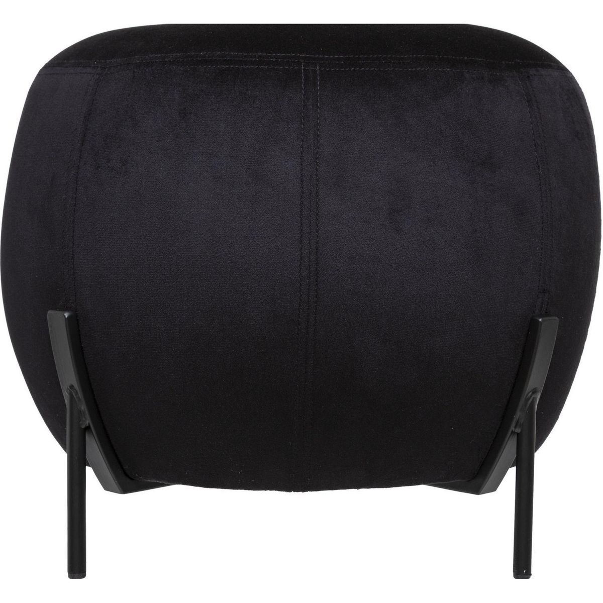 TOILINUX 2 Tabourets design velours Calabaza