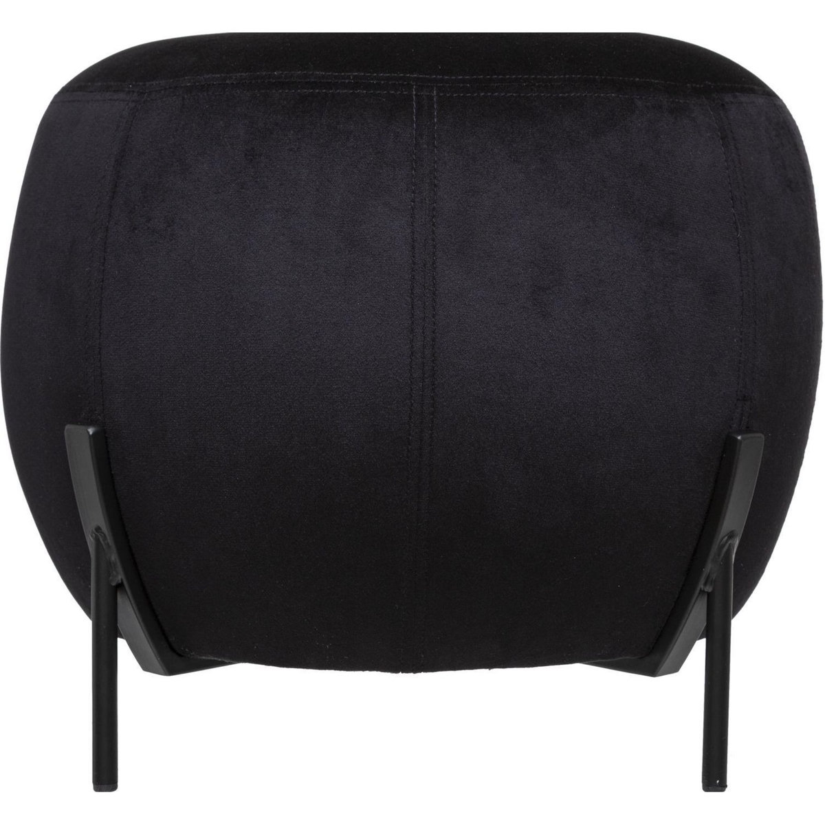 TOILINUX 2 Tabourets design velours Calabaza