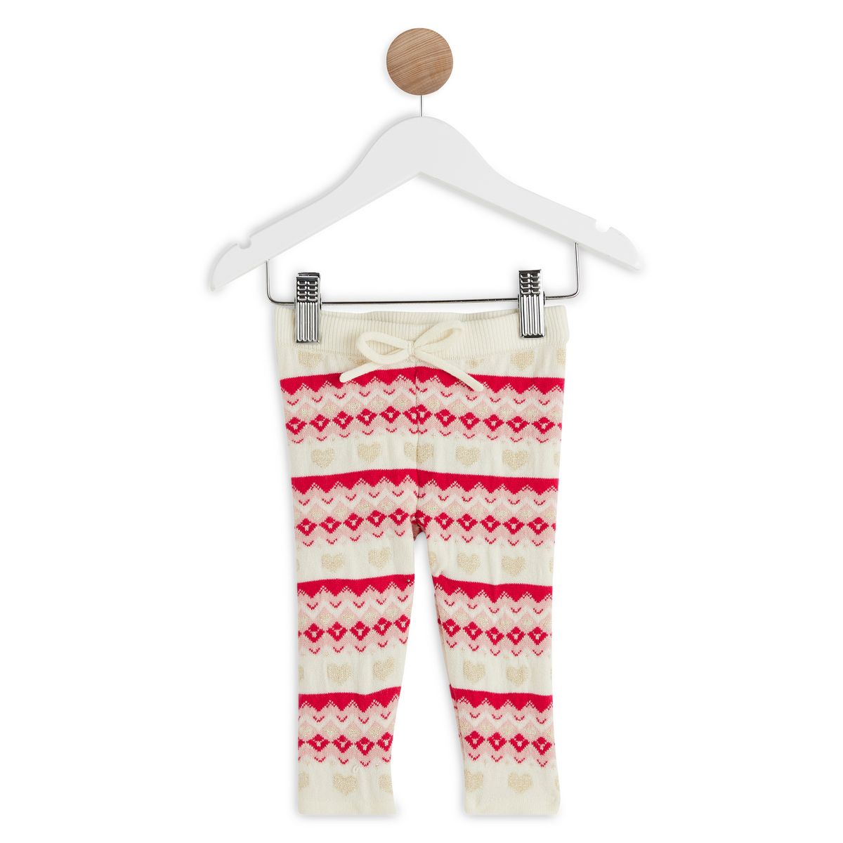 INEXTENSO Pantalon jacquard de noël bébé fille