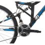 Voir la diapositive 6 : BACHINI Vélo 26'' - VTT 26'' - Modèle  BACHINI  Tout Suspendu - 18 Vitesses - Transmission Shimano ( Dérailleurs, roue libre & Poignées )  - Freins V-Brake Aluminium