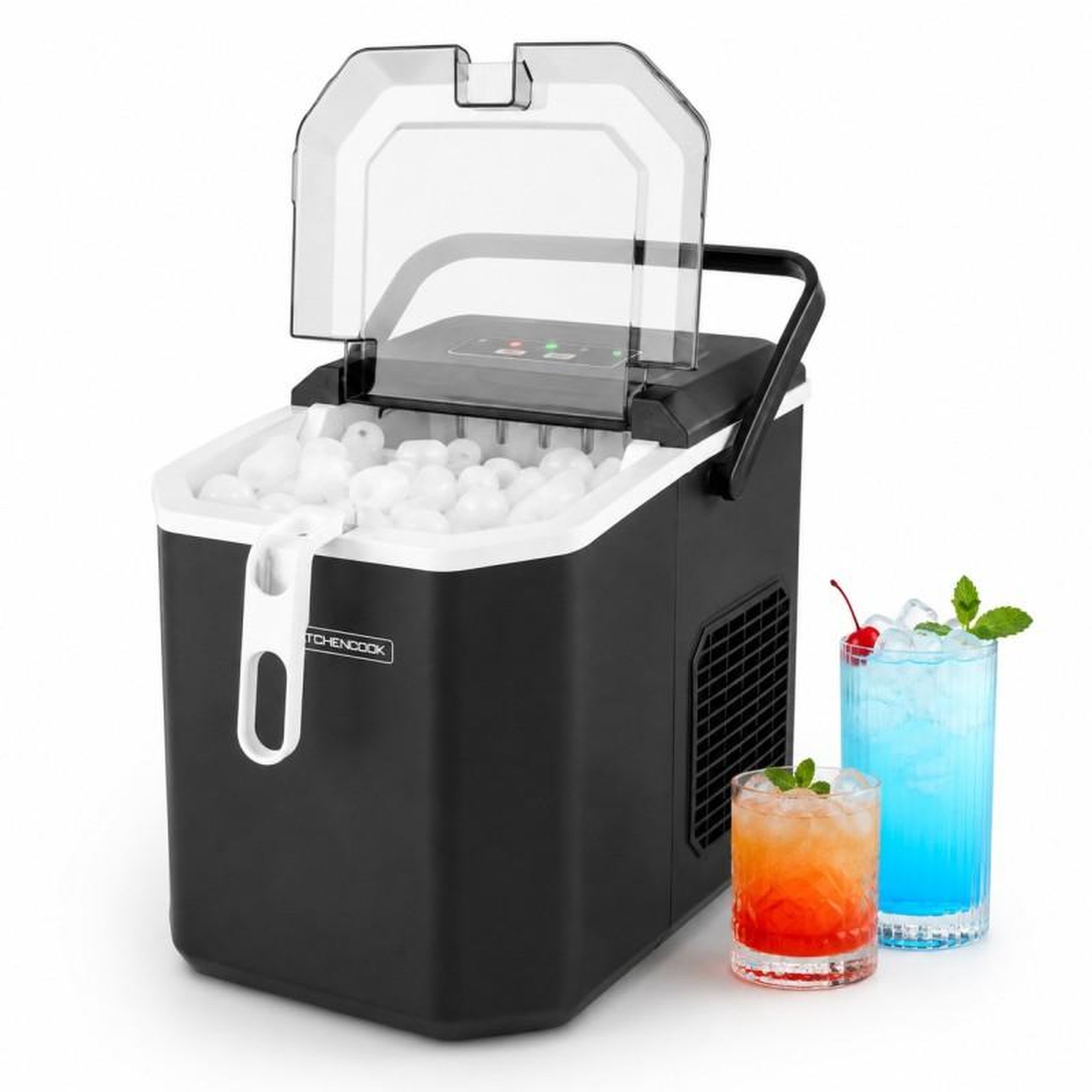 KITCHENCOOK Machine à glaçons noire cubeo black de la marque kitchencook