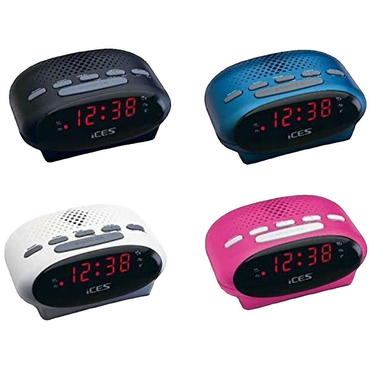 Lenco Radio-réveil Lenco ICES ICR-210 noir