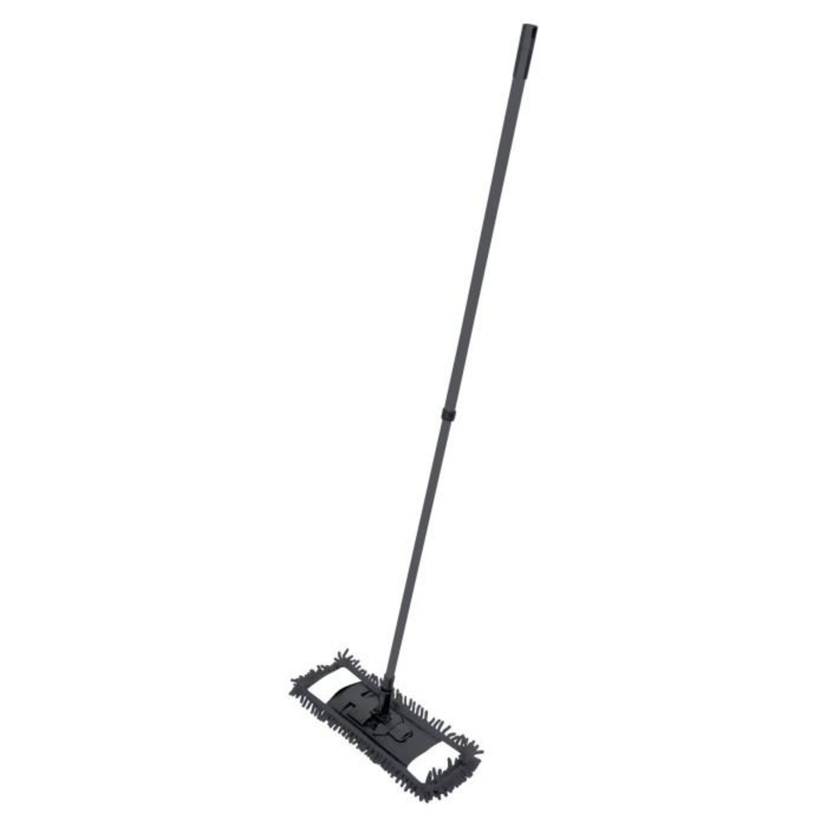 Paris Prix Balai Microfibre  Chenille  130cm Anthracite