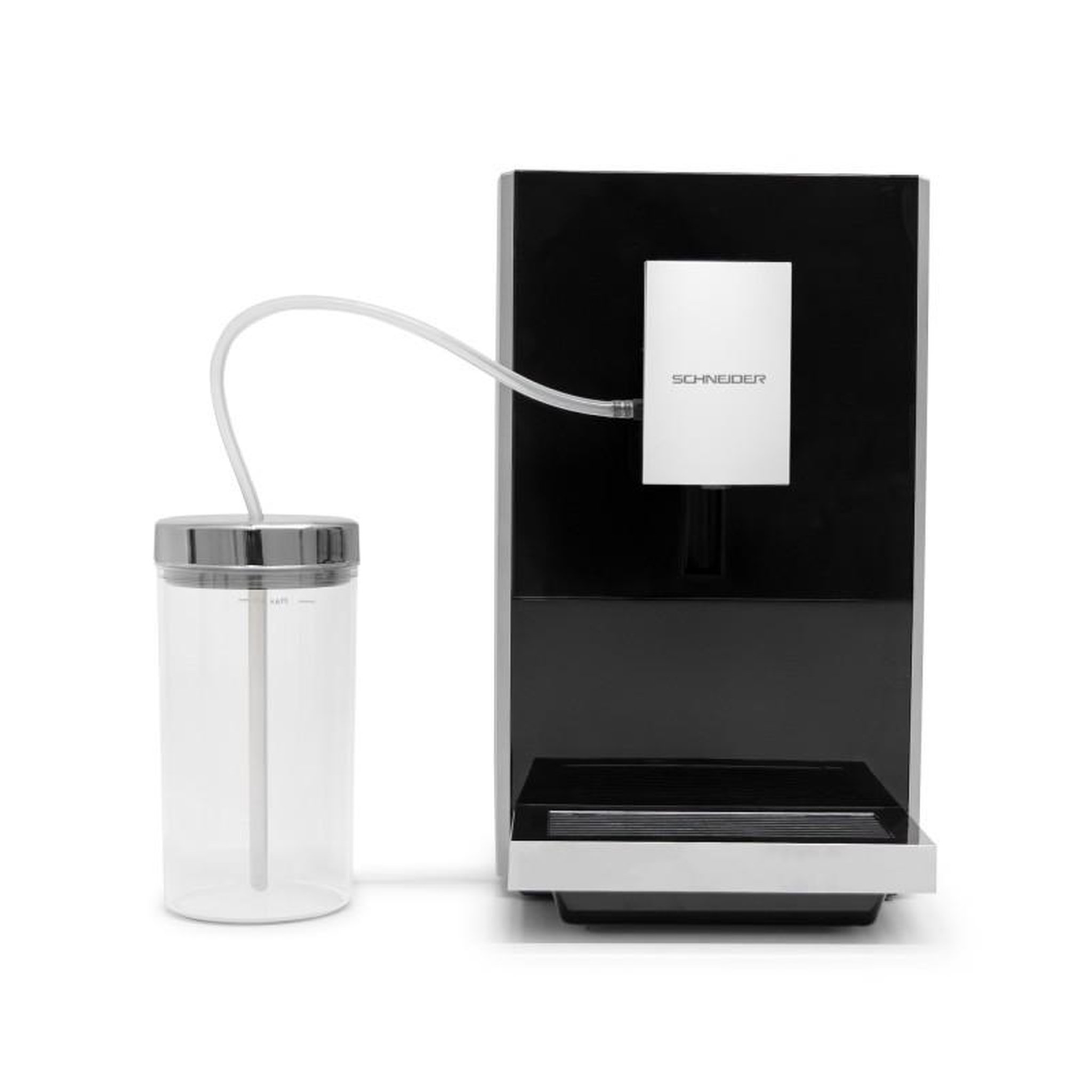 Voir la diapositive 3 : SCHNEIDER Schneider – lumière arabica – machine à café automatique – broyeur – mousseur lait