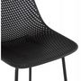 Voir la diapositive 6 : Paris Prix Tabouret de Bar Design  Braddock  106cm Noir