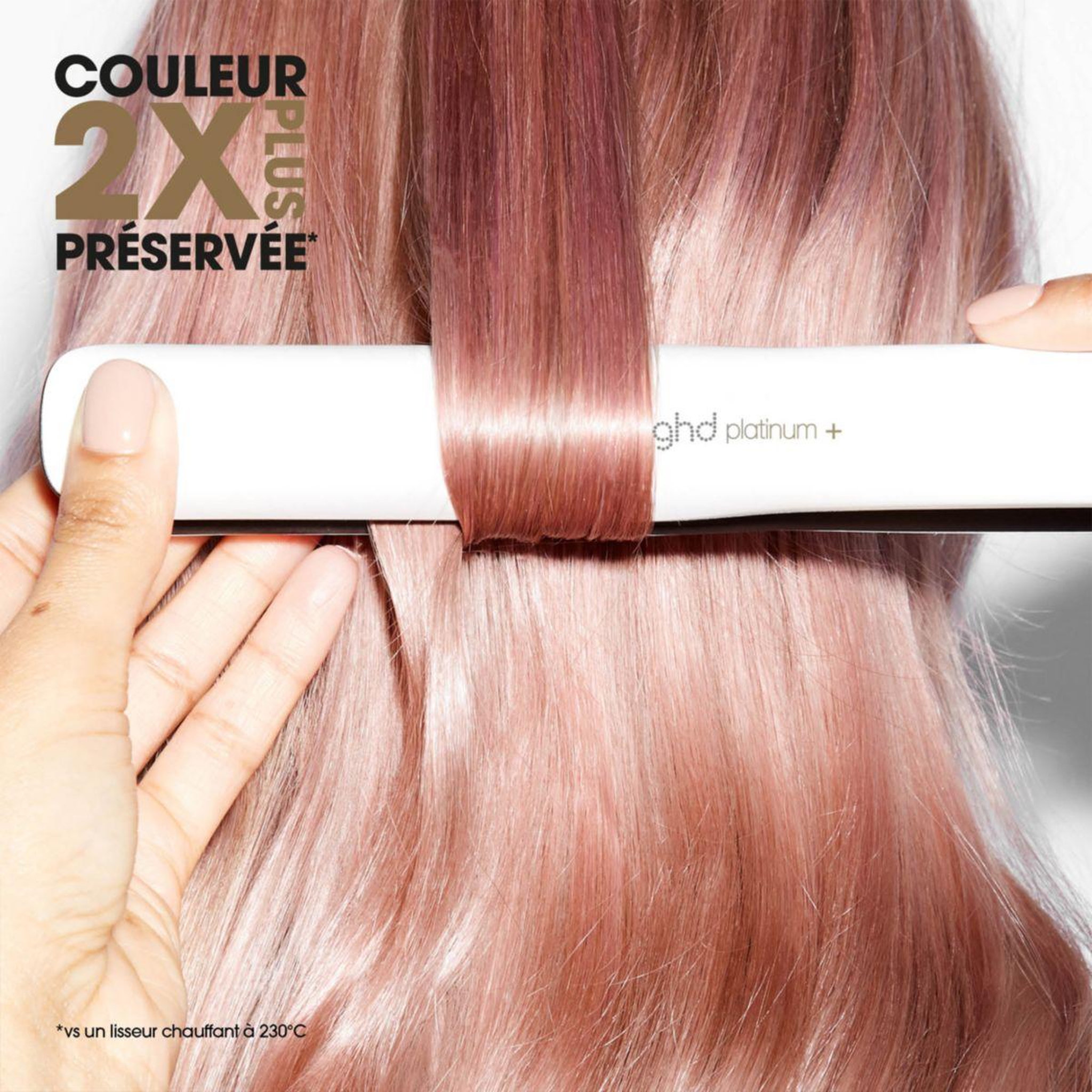 Voir la diapositive 5 : Ghd Lisseur platinum+ blanc : technologie prédictive pour un coiffage intelligent et une brillance ultime