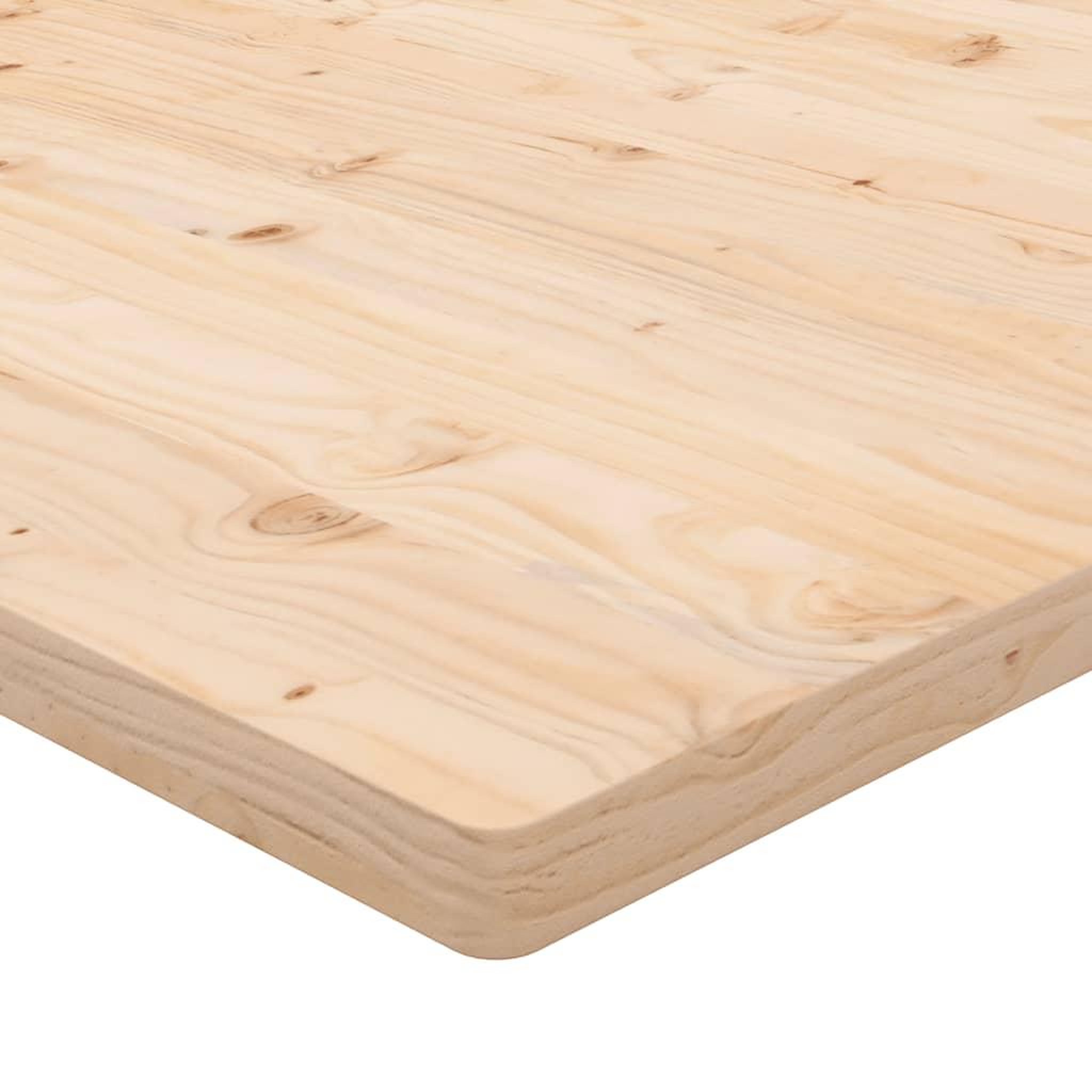 Voir la diapositive 5 : VIDAXL Dessus de table 80x40x2,5 cm bois de pin massif rectangulaire