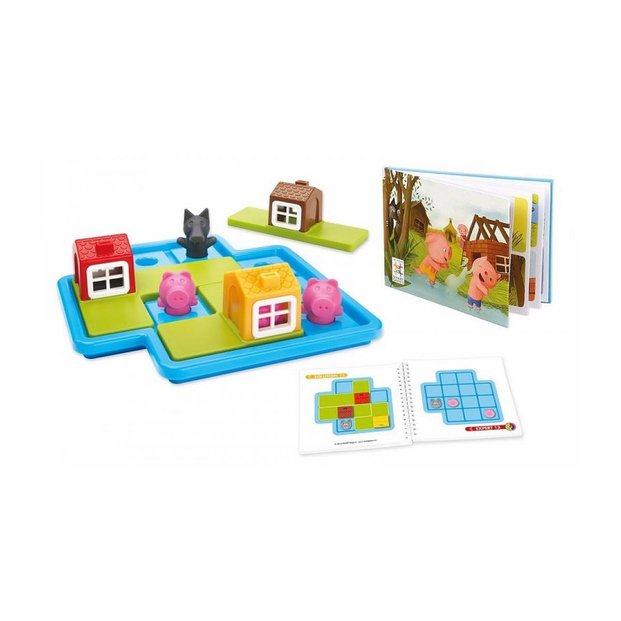 Voir la diapositive 2 : Smart Games Les Trois Petits Cochons Deluxe