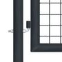 Voir la diapositive 4 : VIDAXL Portail en maille de jardin Acier galvanise 100 x 175 cm Gris