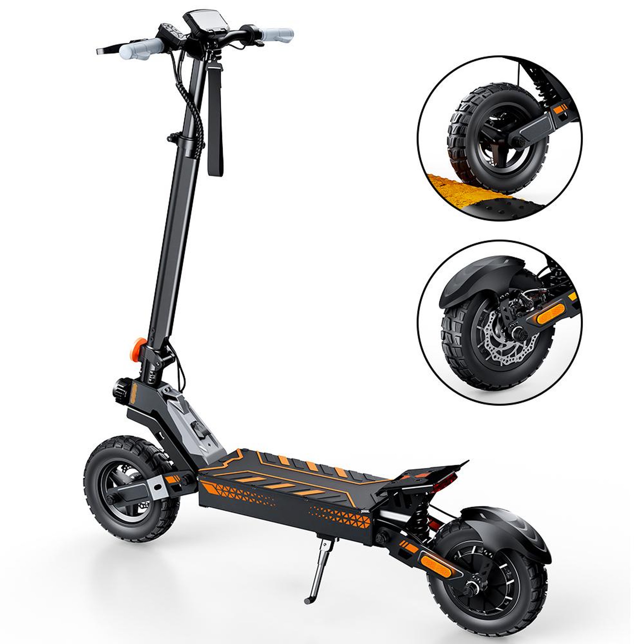 Voir la diapositive 3 : ISCOOTER Trottinette électrique pliable iScooter W10, 48 V, 15 Ah, 10 pouces, autonomie de 60 km