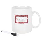 Paris Prix Mug XXL & Stylo  Merci  80cl Blanc