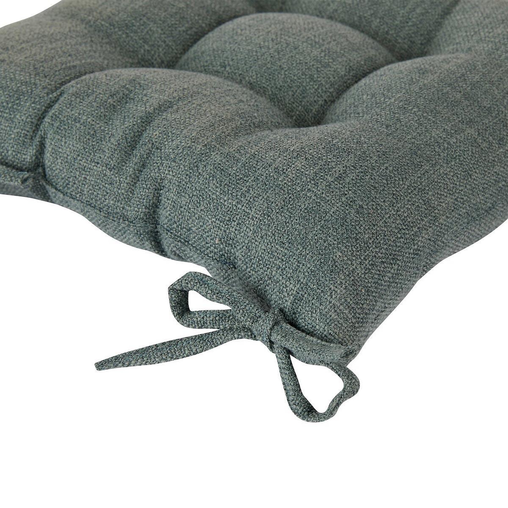 Voir la diapositive 2 : ATMOSPHERA Galette de chaise  clem  38x38cm vert tilleul