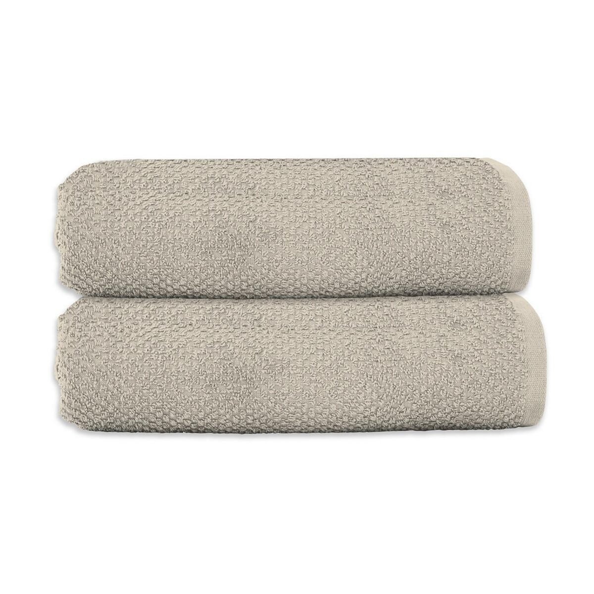 GUY LEVASSEUR Lot 2 serviettes de bain 70x140 coton éponge