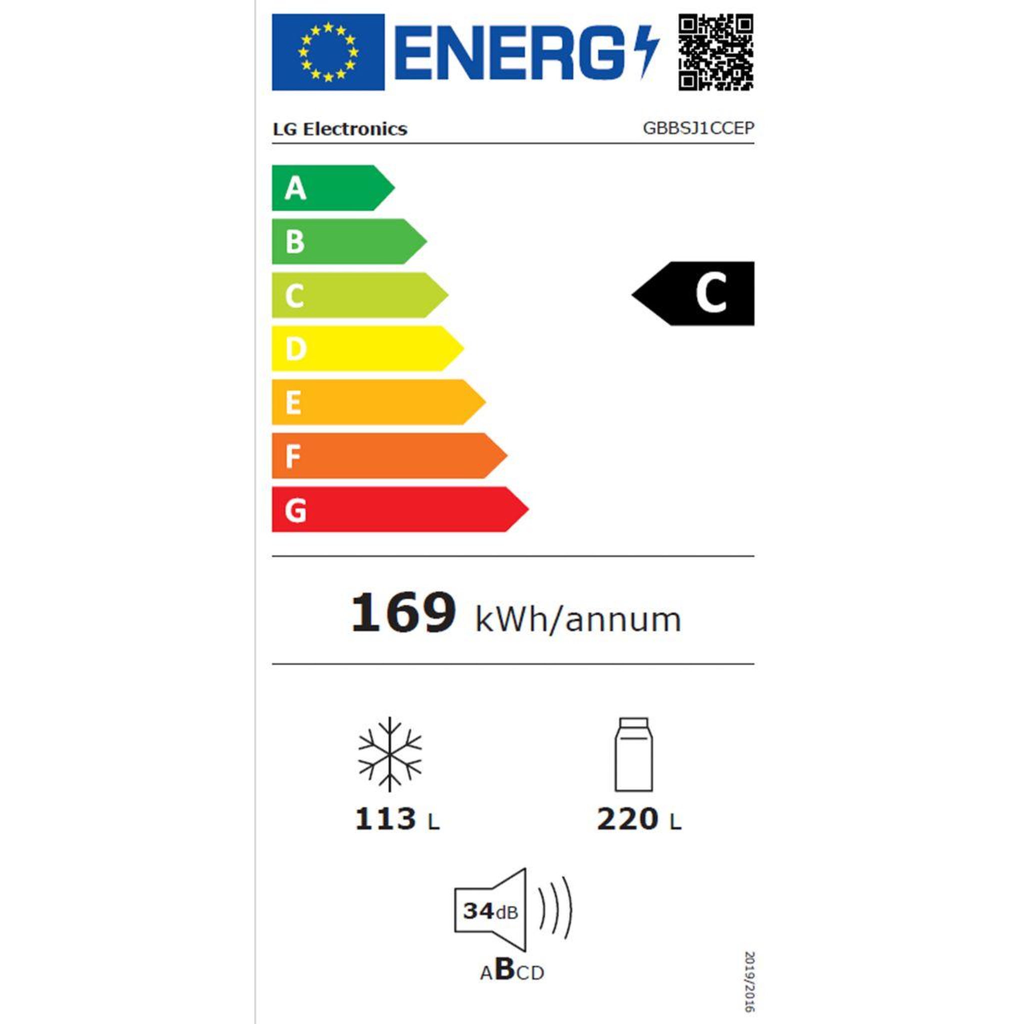 Voir la diapositive 6 : LG Réfrigérateur combiné gbbsj1ccep
