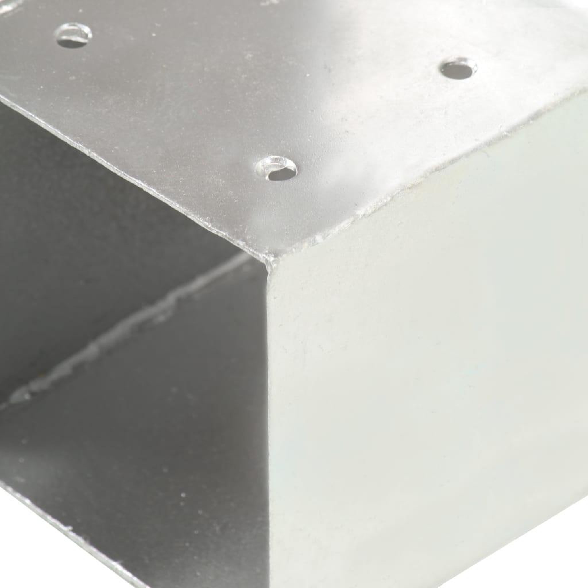 Voir la diapositive 5 : VIDAXL Connecteur de poteau Forme en T Metal galvanise 101x101 mm
