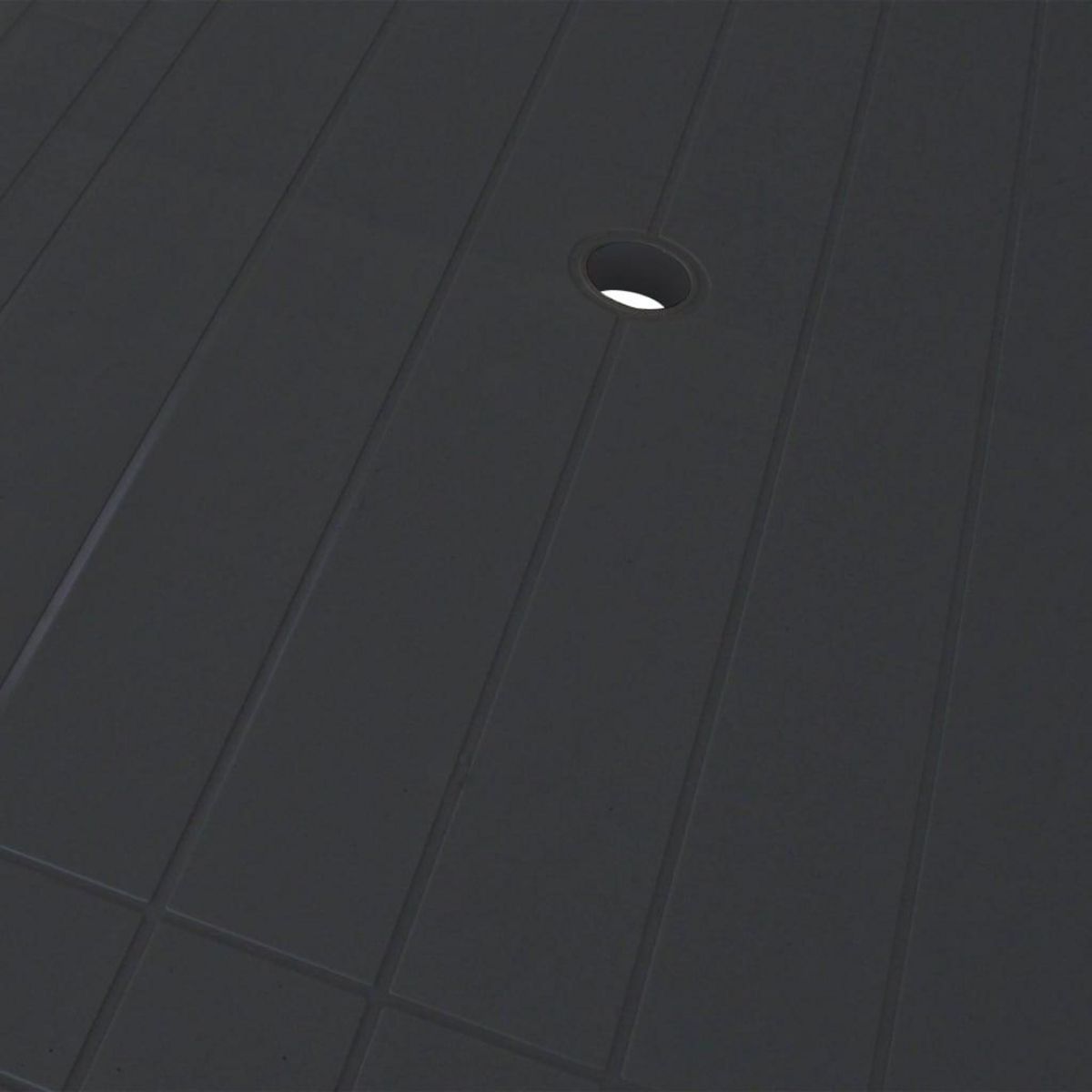 VIDAXL Table de jardin Anthracite 126 x 76 x 72 cm Plastique