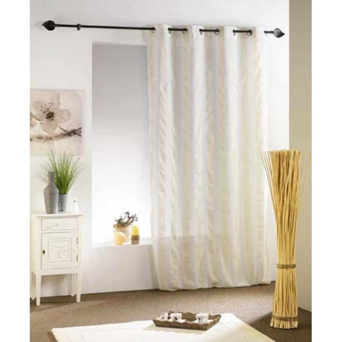 Paris Prix Voilage Tissé  Terra  140x240cm Naturel