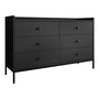 Voir la diapositive 1 : BEST MOBILIER Filipo - commode - noir - 130 cm