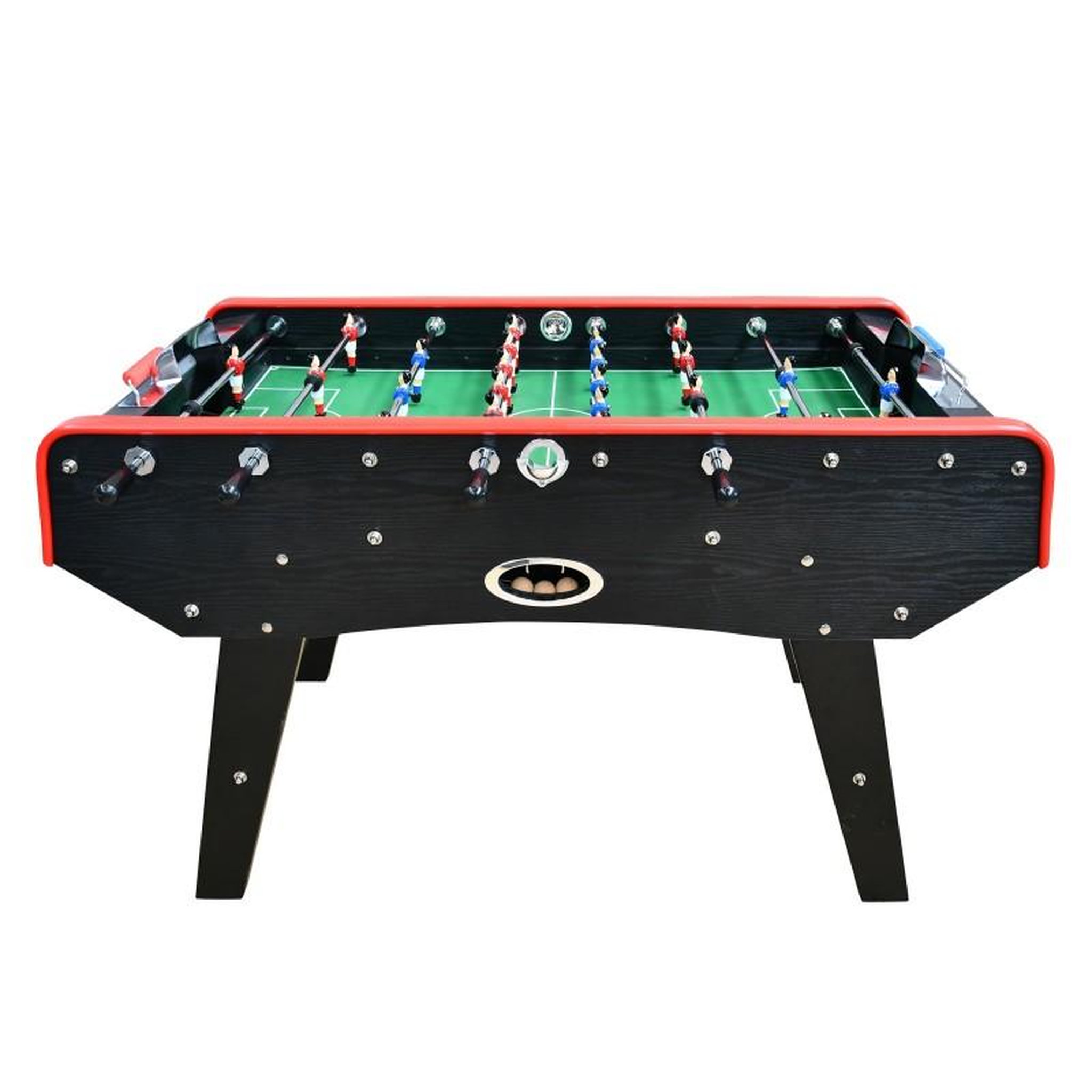 PLAY4FUN Baby-foot CLASSIC type Bistrot - 151 x 77 x 91 cm - Table de Baby-foot avec barres télescopiques et Balles Lièges Inclus. Coloris disponibles : Noir
