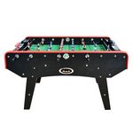 PLAY4FUN Baby-foot CLASSIC type Bistrot - 151 x 77 x 91 cm - Table de Baby-foot avec barres télescopiques et Balles Lièges Inclus. Coloris disponibles : Beige, Noir, Marron
