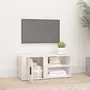 VIDAXL Meuble TV Blanc brillant 80x31,5x36 cm Bois d'ingenierie