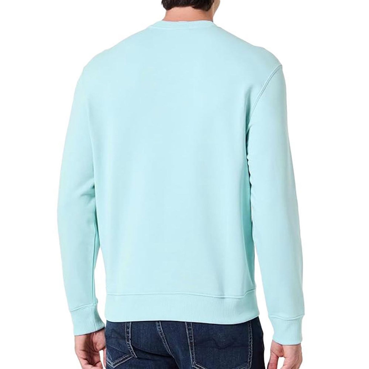 CALVIN KLEIN JEANS Sweat Bleu Turquoise Homme Calvin Klein 350terry Monog