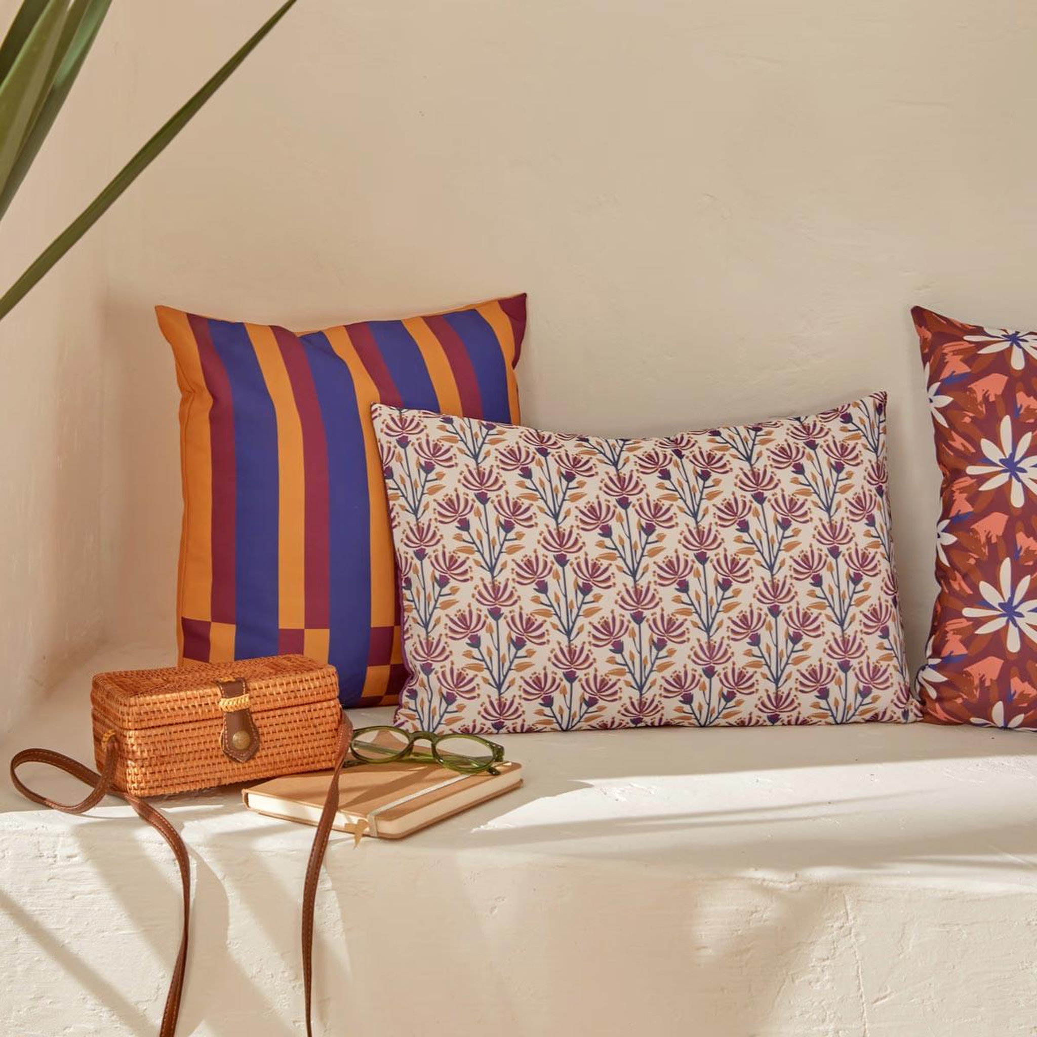 Voir la diapositive 5 : ATMOSPHERA Housse de coussin extérieur  telio  30x50cm multicolore