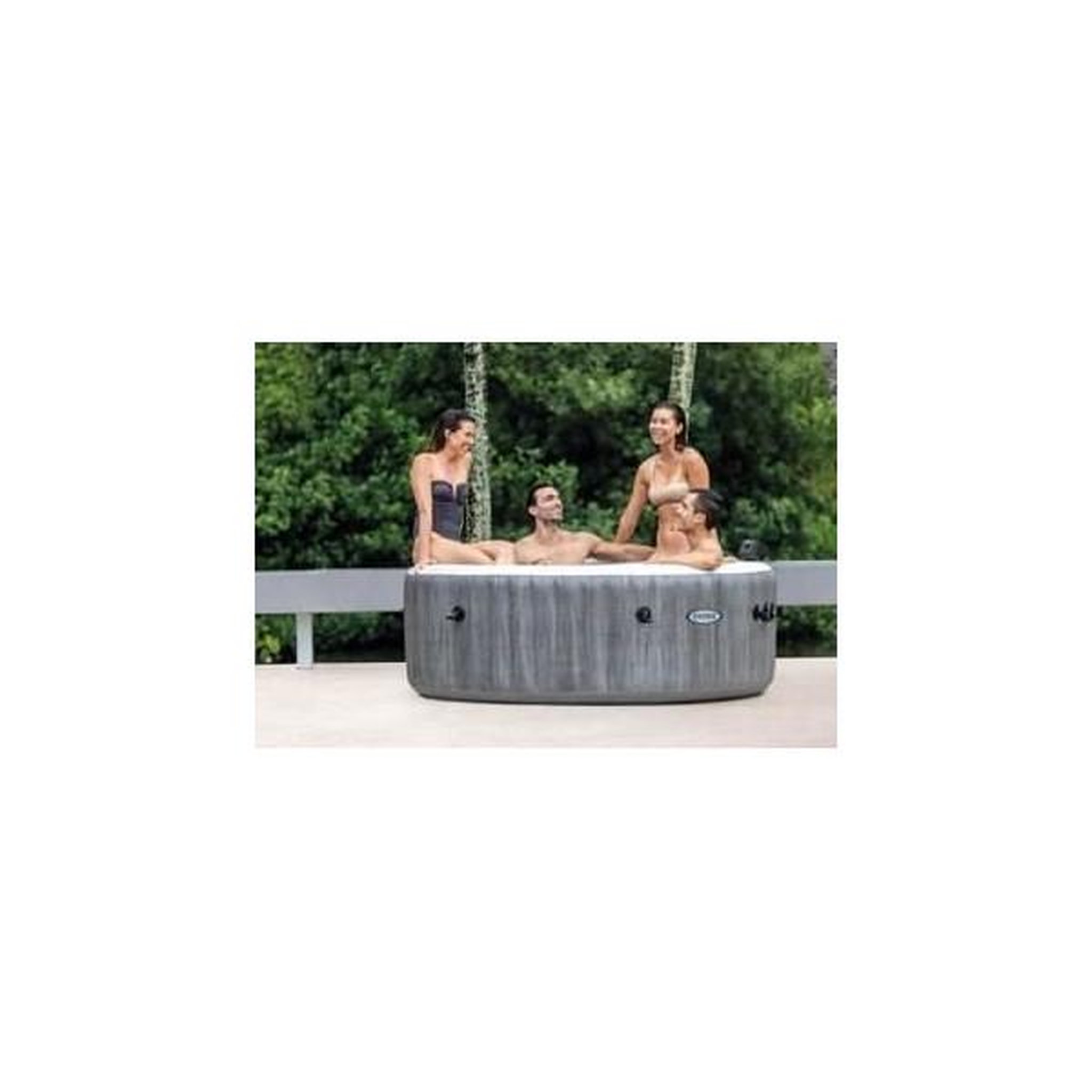 Voir la diapositive 4 : INTEX Spa gonflable intex - baltik - 196 x 196 x 71 cm - 4 places - carré - 28440np