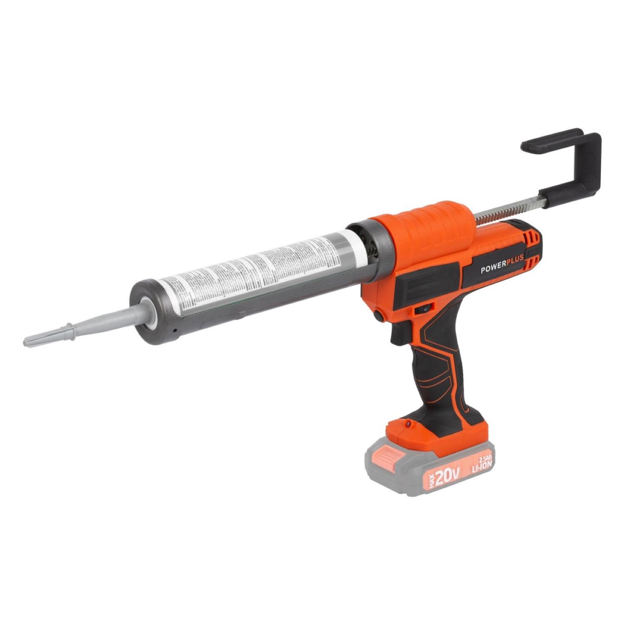 Voir la diapositive 2 : DUAL POWER Pistolet à cartouche batterie dual power