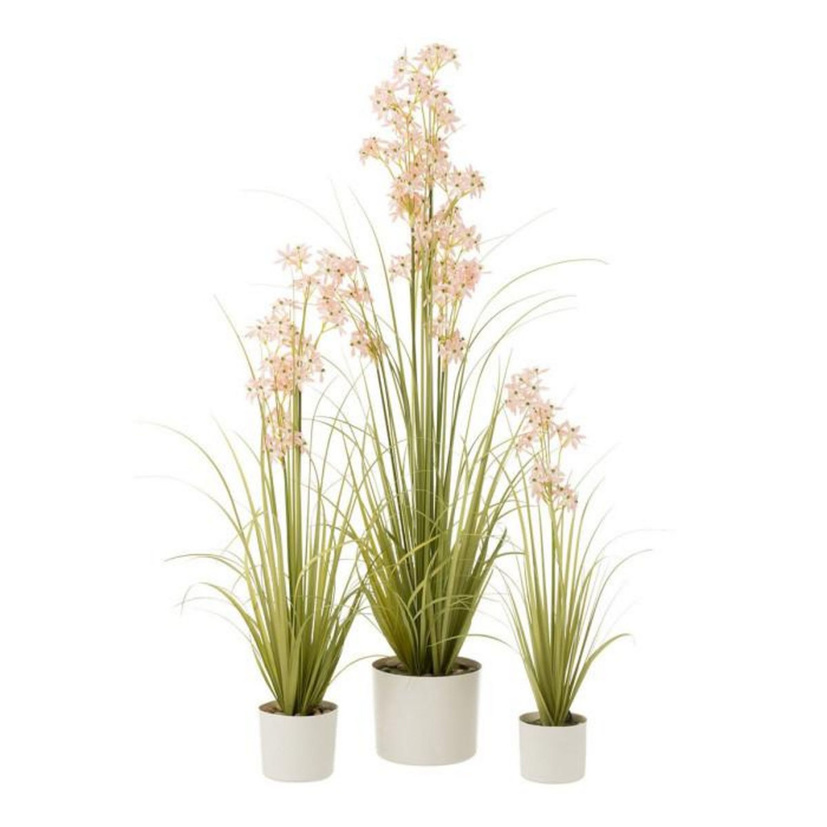 Paris Prix Plante Artificielle en Pot  Allium  89cm Vert & Rose