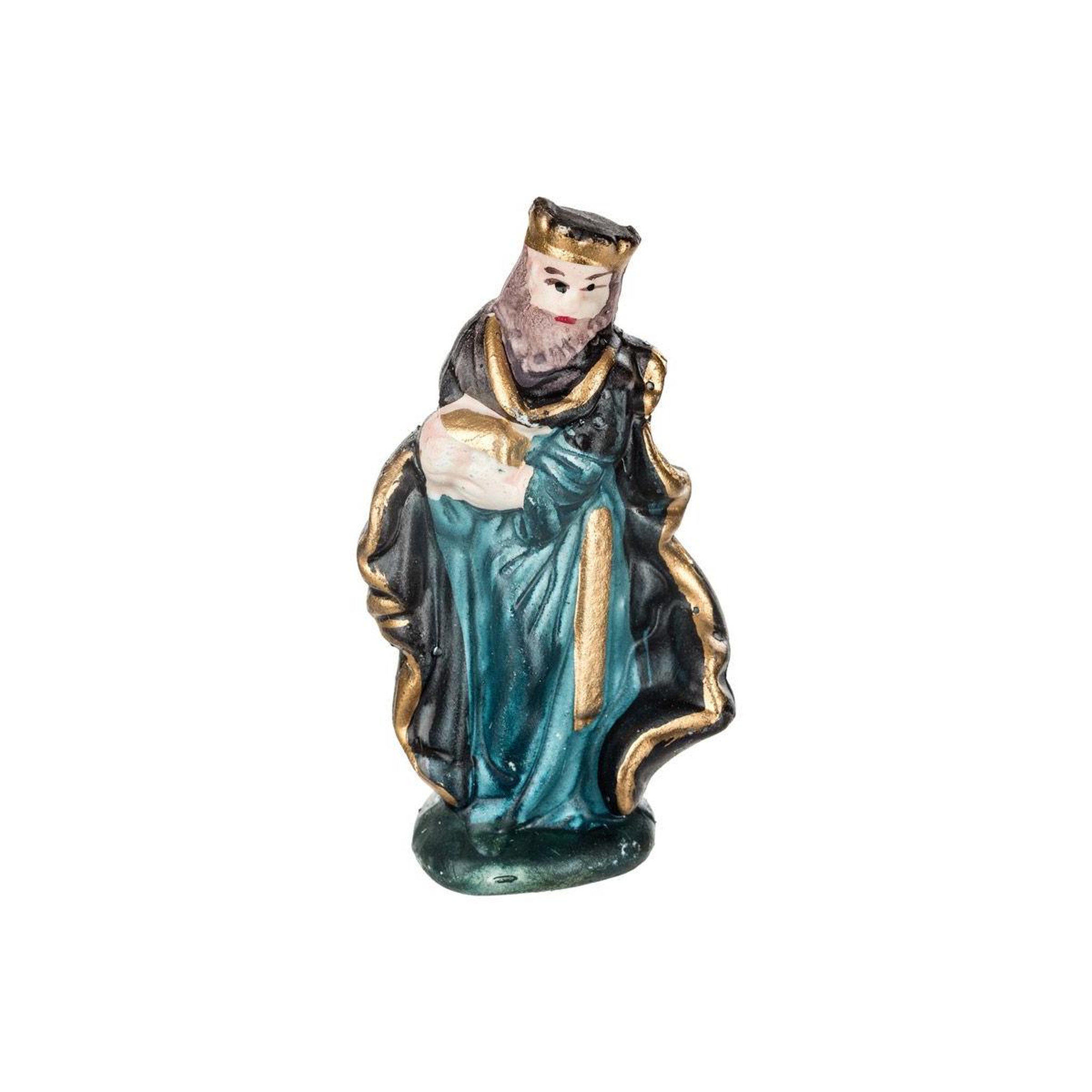 Voir la diapositive 4 : FEERIC LIGHT & CHRISTMAS Lot de 11 Santons  Crèche  9cm Multicolore