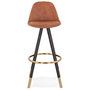 Voir la diapositive 2 : Paris Prix Tabouret de Bar  Krill  97cm Marron & Noir