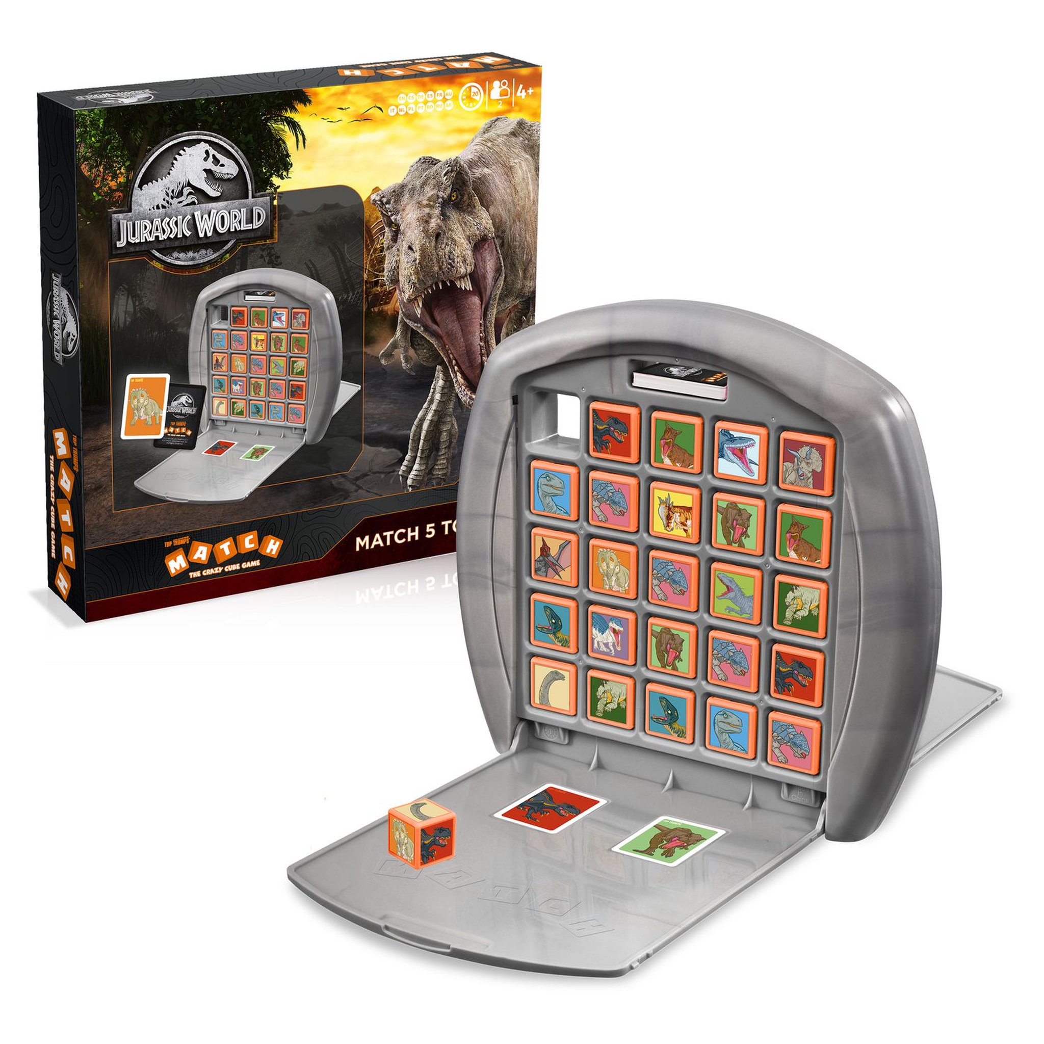 Voir la diapositive 1 :  WINNING MOVES Jeu Match Jurassic World