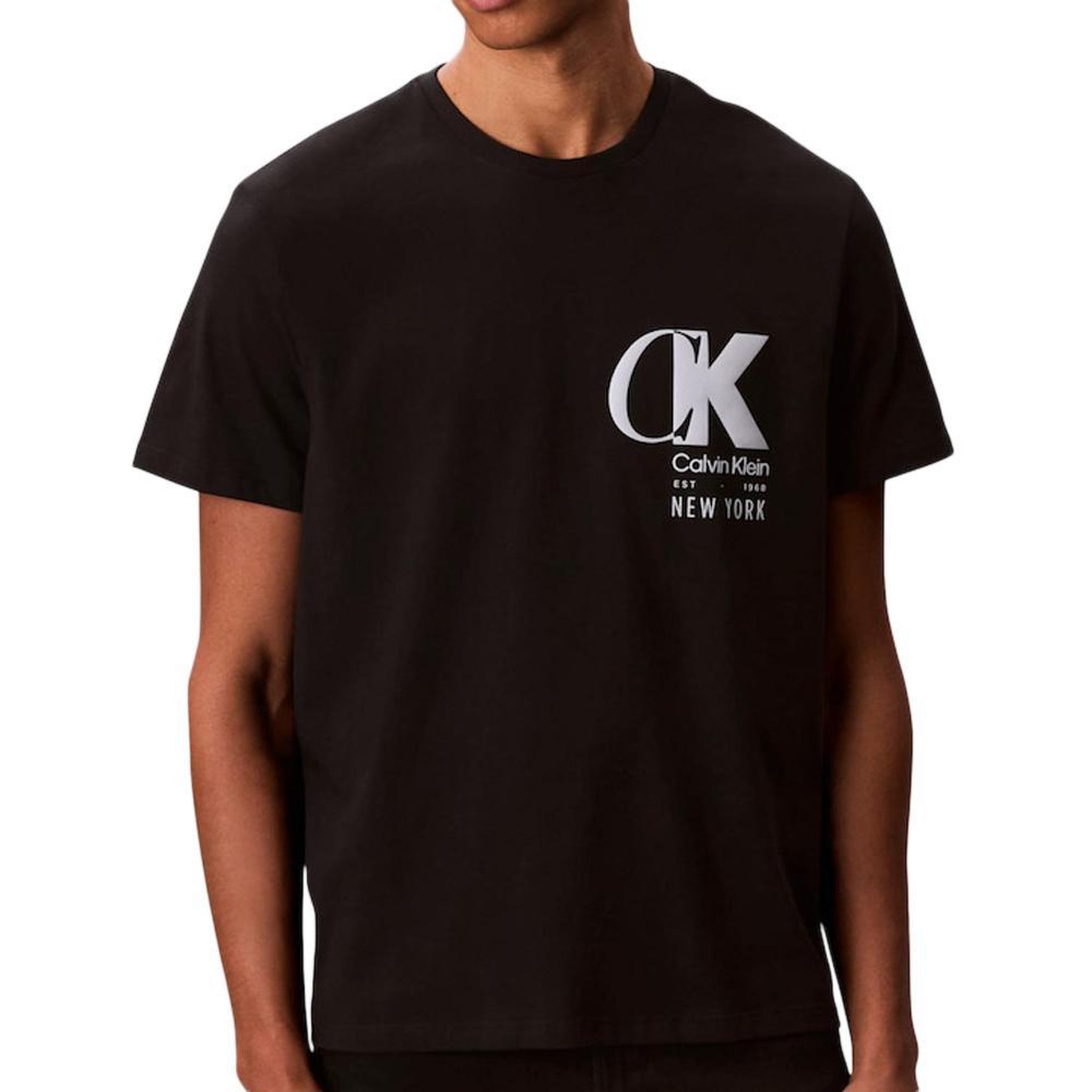 CALVIN KLEIN JEANS T-shirt Noir Homme Calvin Klein Jeans Ss 20s Eu. Coloris disponibles : Noir