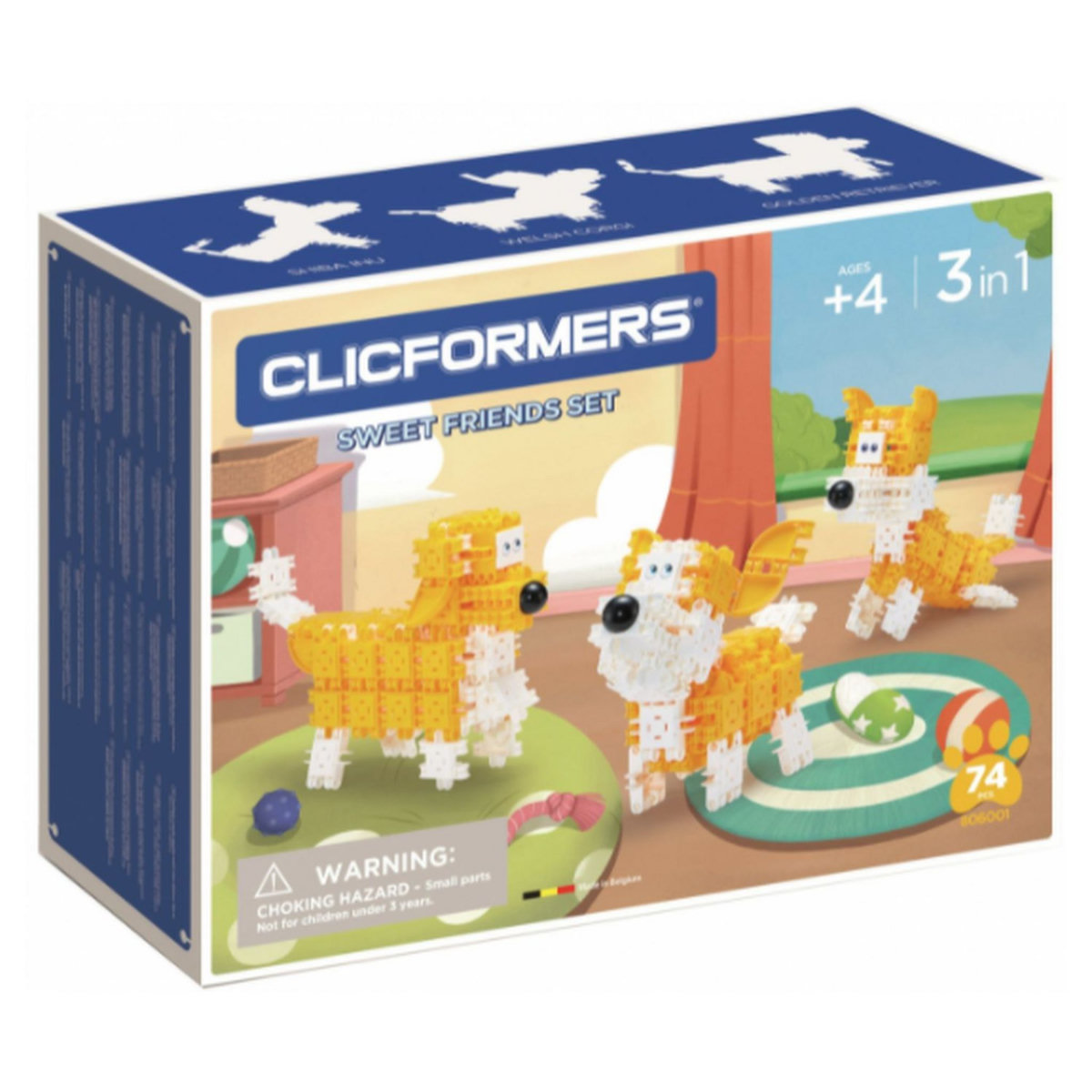 Sweet Friends Clicformers 74 pcs