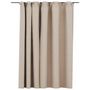 Voir la diapositive 2 : VIDAXL Rideau occultant d'aspect de lin avec crochets beige 290x245 cm